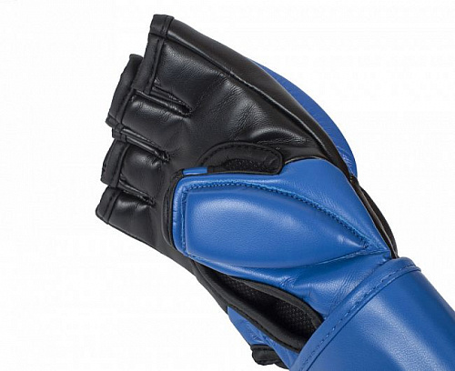 Перчатки Clinch Combat для смешанных единоборств сине-черный (C611)
